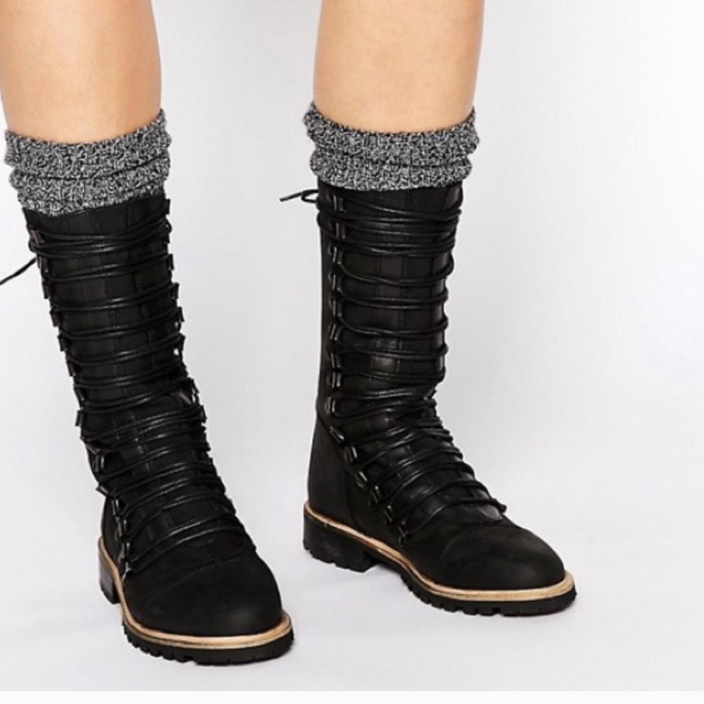 Free People rare lace up boots - Picture 4 of 10